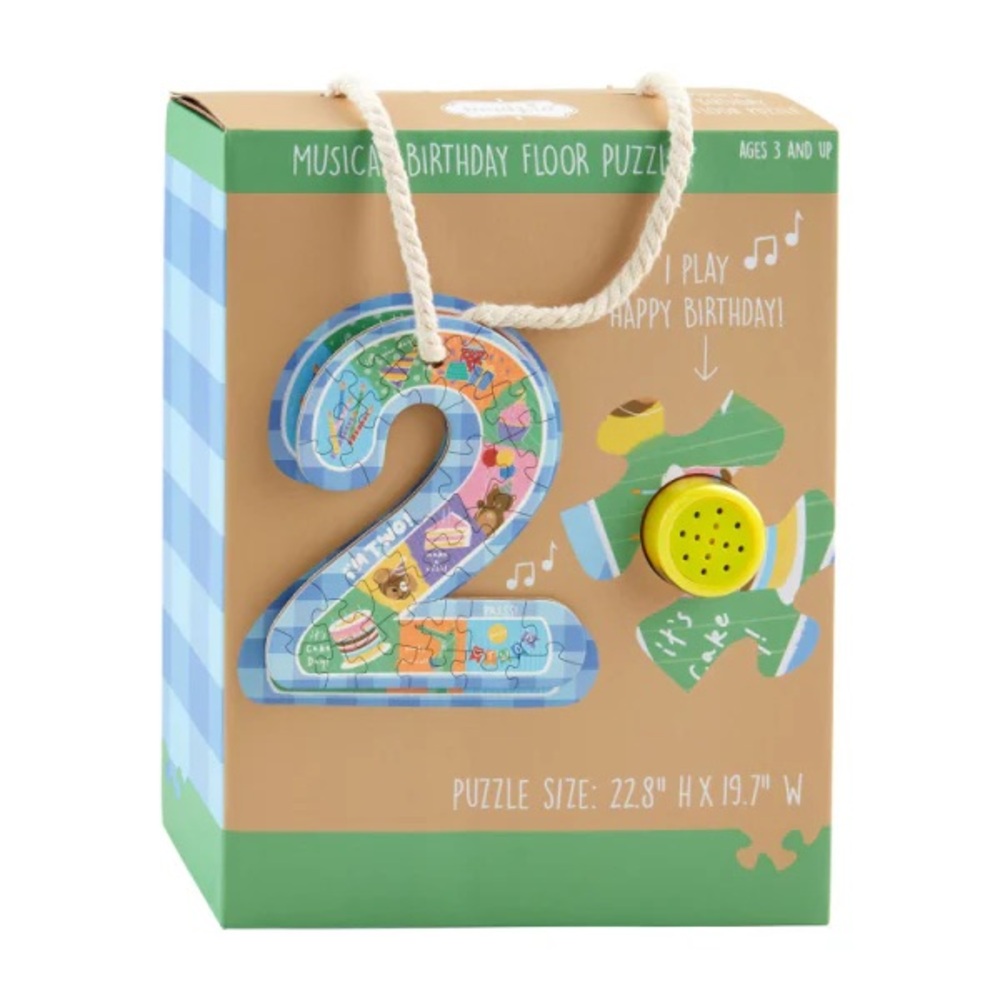 MUDPIE TWO BIRTHDAY SOUNDS FLOOR PUZZLE